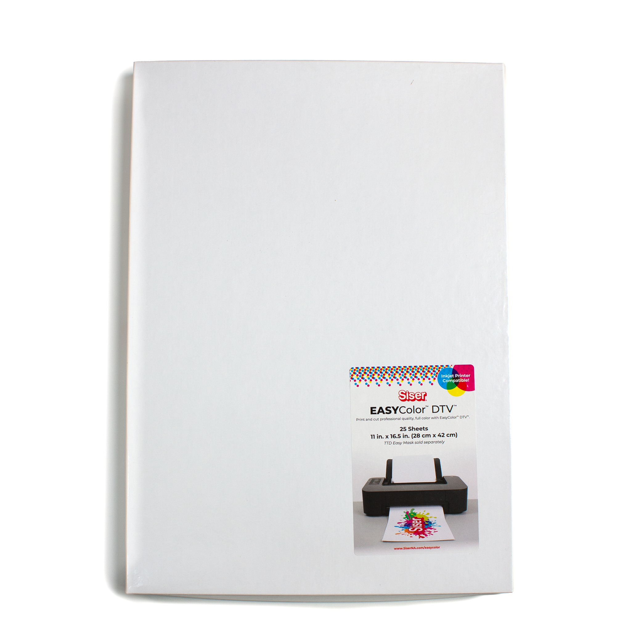 Siser EasyColor DTV Inkjet Printable Heat Transfer Craft Vinyl Roll - 8.4 inch x 10', Size: 8.4' x 10', Other
