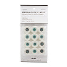 Magna-Glide Classic Style L pre-wound bobbins - 130yds - White. One packet containing 12 bobbins.